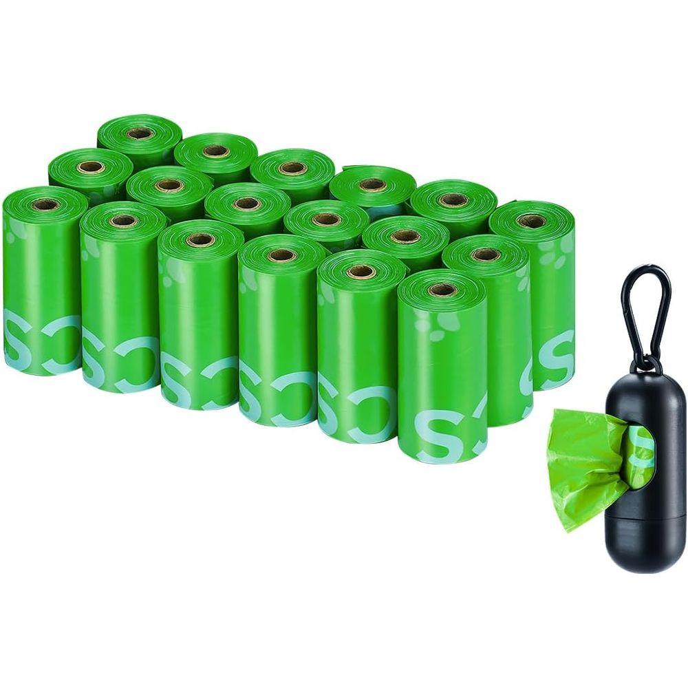 Dog Poop Bags Rolls 270 Count, - Poop Bag Dispenser 评论和价格