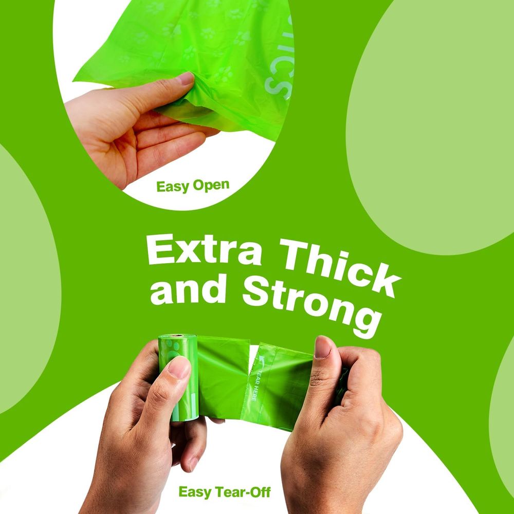 Dog Poop Bags Rolls 270 Count, - Poop Bag Dispenser 评论和价格