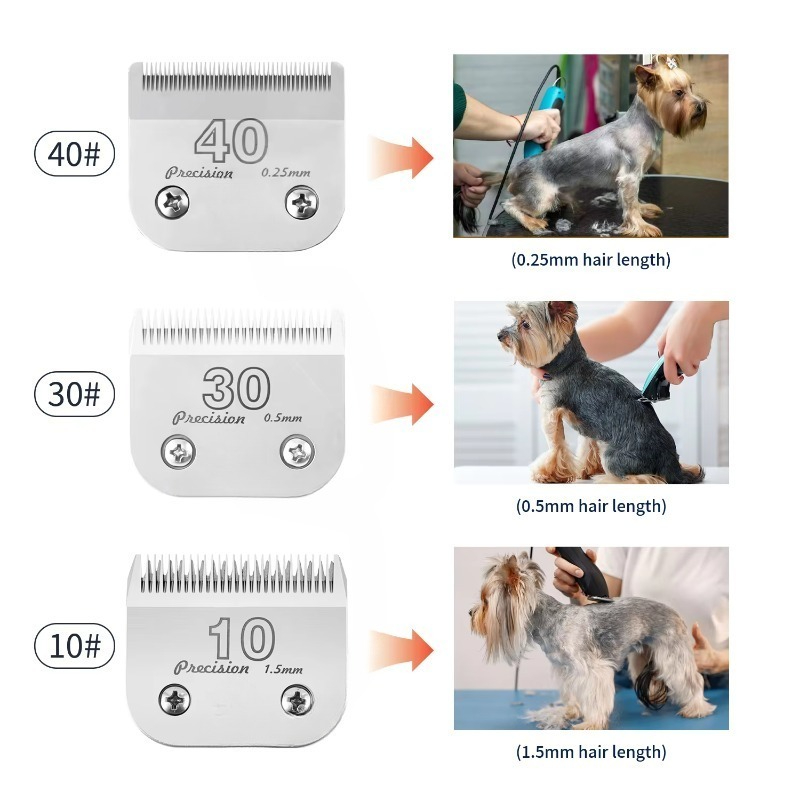 A5 Clipper Blades 10# 30# 40#  - Dog Grooming Clippers 评论和价格