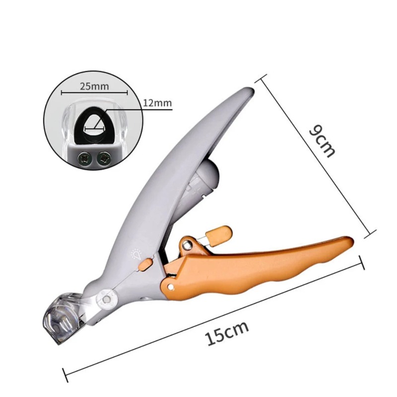 1PC Pet Nail Clipper with LED  - Dog Grooming Clippers 评论和价格