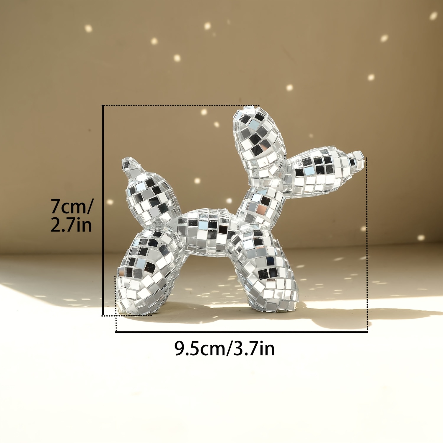 1pc Disco Mirror Balloon Puppy - Pet Supplies Direct 评论和价格