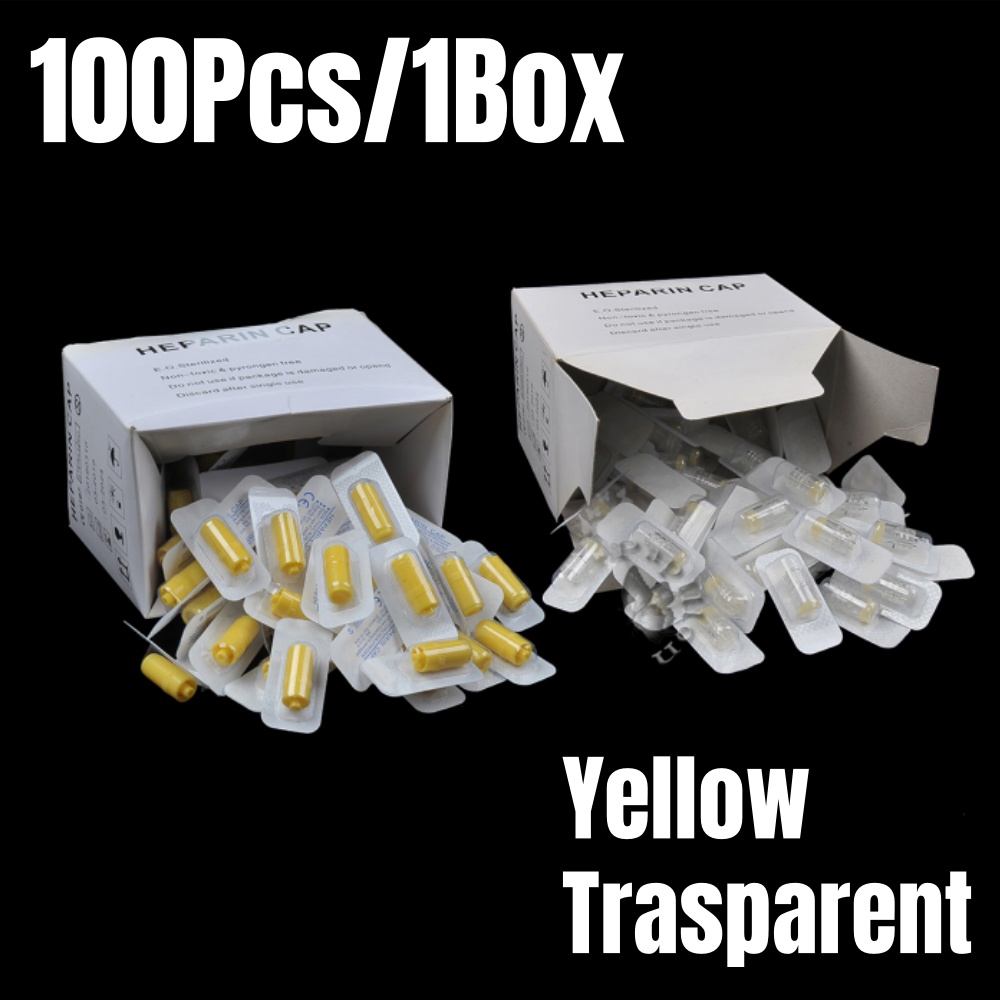 100Pcs/Box Heparin Cap IV Disp - Pet Supplies Direct 评论和价格