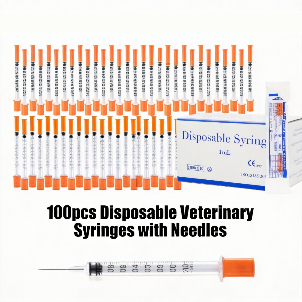100pcs Disposable Syringe1ml 0 - Pet Supplies Direct 评论和价格