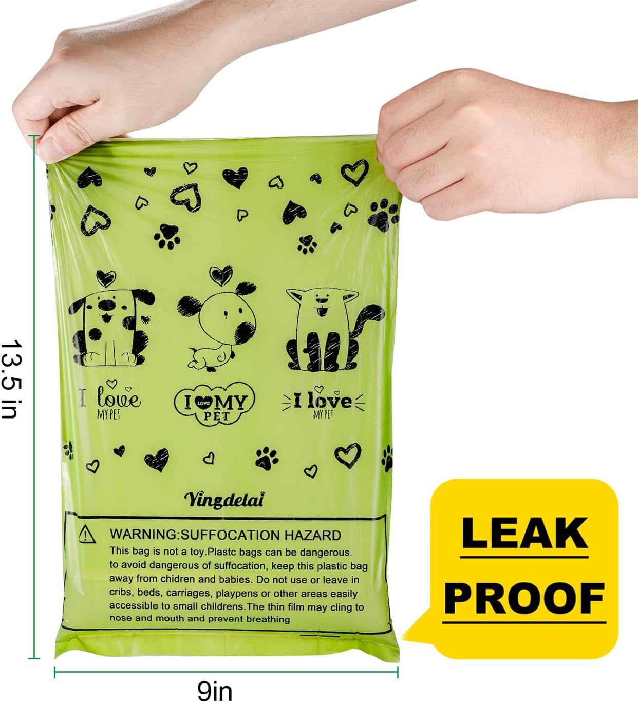 Pet Biodegradable Trash Bag Do - Poop Bag Dispenser 评论和价格
