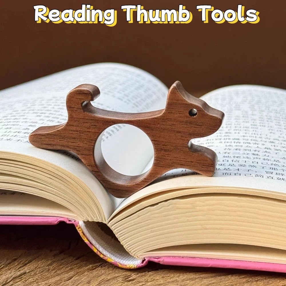 Anti-Slip Wooden Thumb Bookmar - Pet Supplies Ringwood 评论和价格