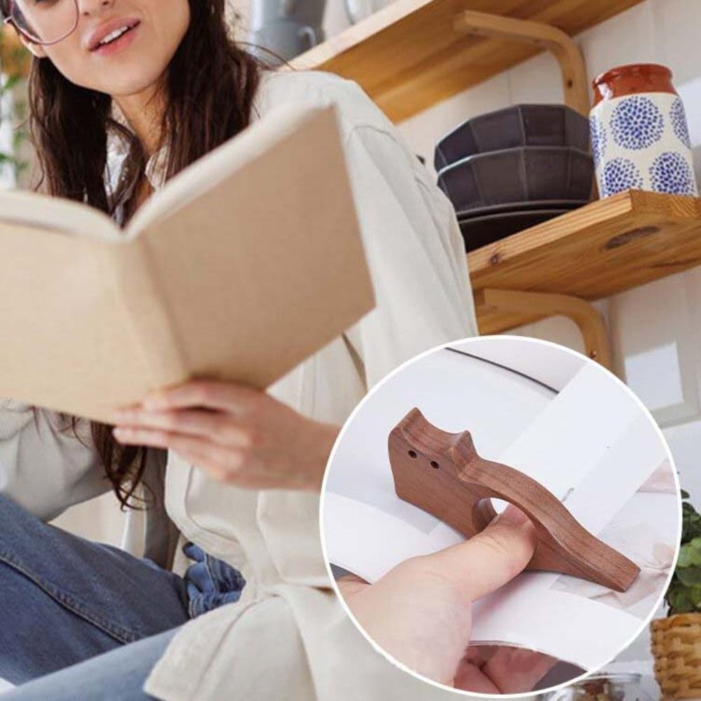 Anti-Slip Wooden Thumb Bookmar - Pet Supplies Ringwood 评论和价格