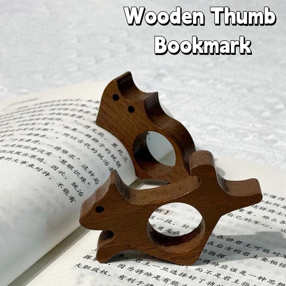 Anti-Slip Wooden Thumb Bookmar - Pet Supplies Ringwood 评论和价格